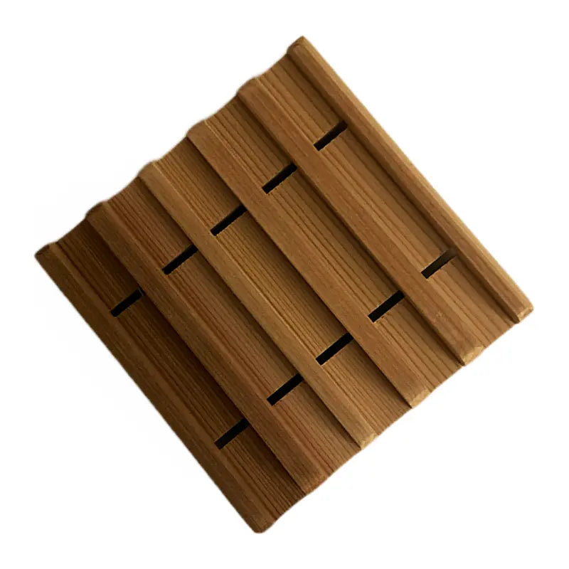 cedar wood soap dish