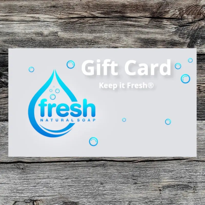 fresh natural soap gift card
