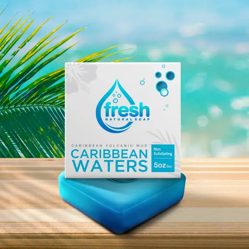 fresh soap bar caribbean waters 3 pack tropical background