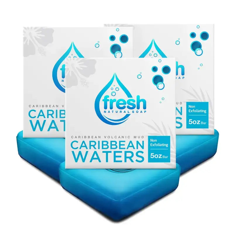 fresh soap bar caribbean waters 3 pack