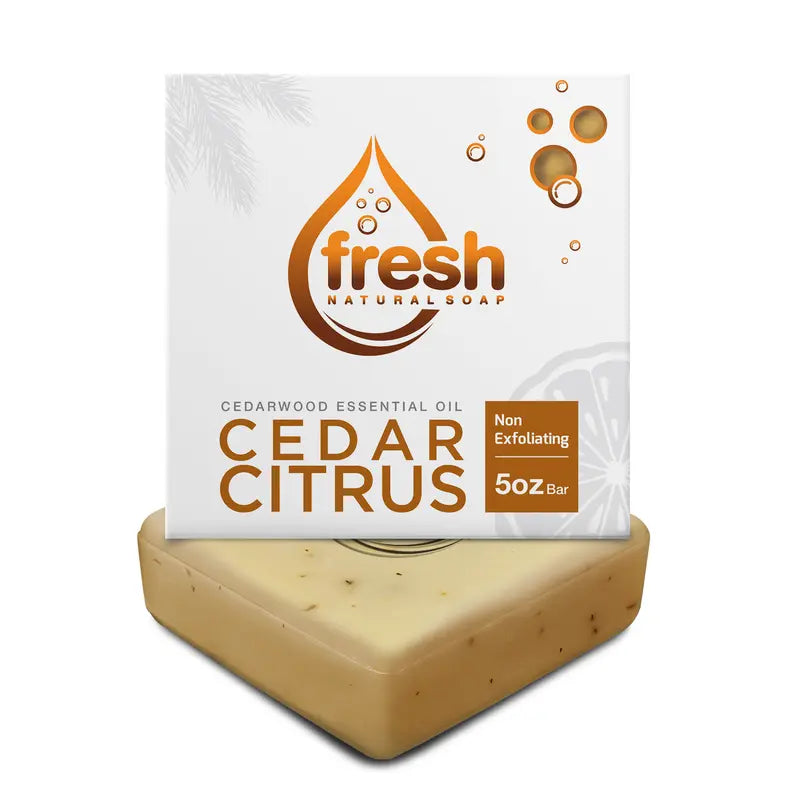 fresh soap bar cedar citrus